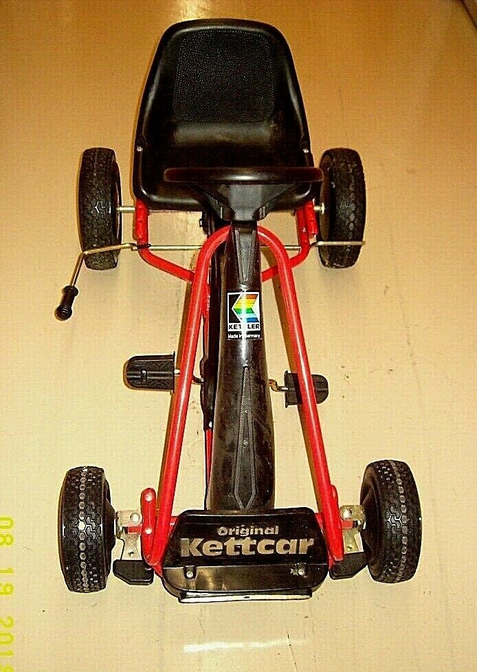 Ketler Childs Pedal Car, Ket Car, With Rubber Tires, Hand Break Made In Germany