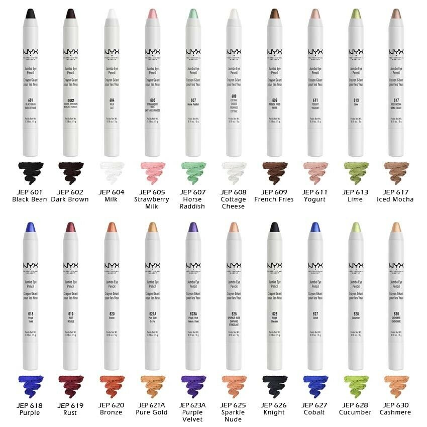 1 Nyx Jumbo Eye Pencil Eyeshadow  "pick Your 1 Color" *joy's Cosmetics*