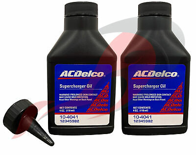 Genuine Gm Acdelco 10-4041 Supercharger Oil 4oz Eaton Set Of 2