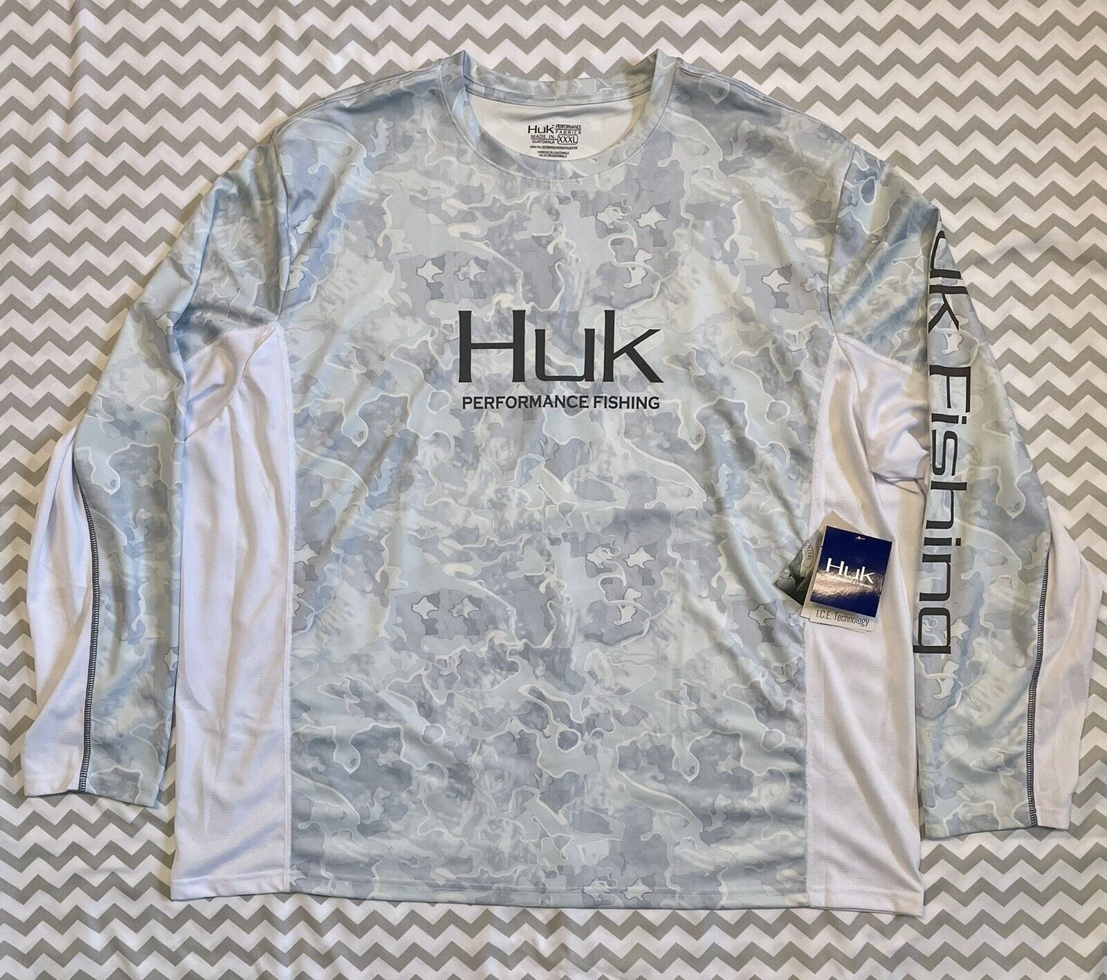Huk Men's Xxxl Icon X Camo Long Sleeve Performance Shirt, Nwt! Color Kenai 🔥
