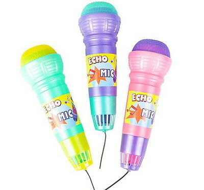 10" Plastic Echo Microphone Play Toy Karaoke Vibrate Voice Change Free Shipping