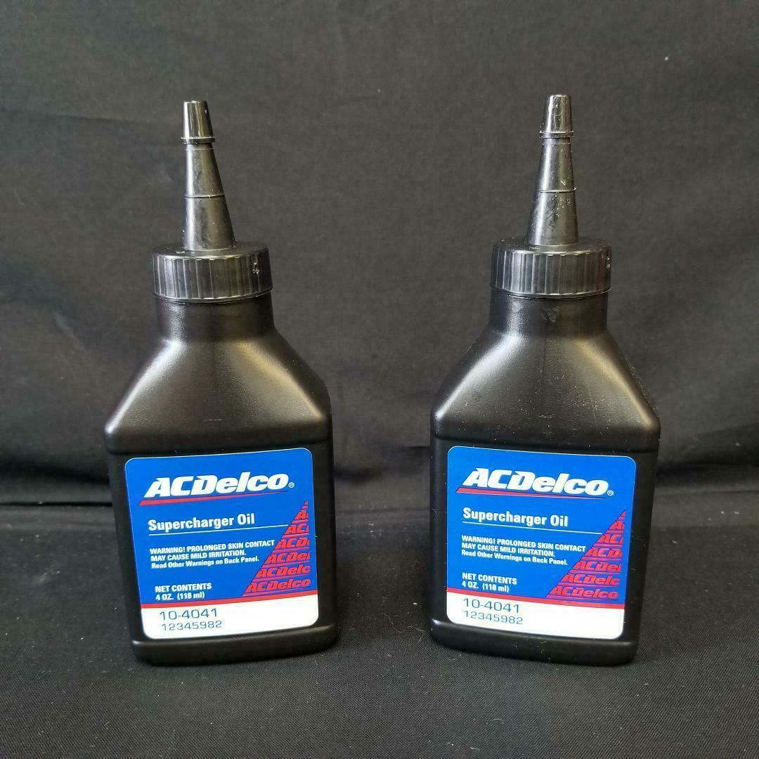 (2) 4 Oz Bottles Of Genuine Gm Oem Ac Delco Supercharger Oil Eaton 10-4041